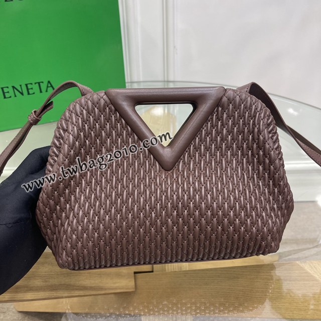 Bottega veneta高端女包 8546B BV寶緹嘉2021包包最新triangle倒三角手提單肩斜挎包三角包  gxz1281